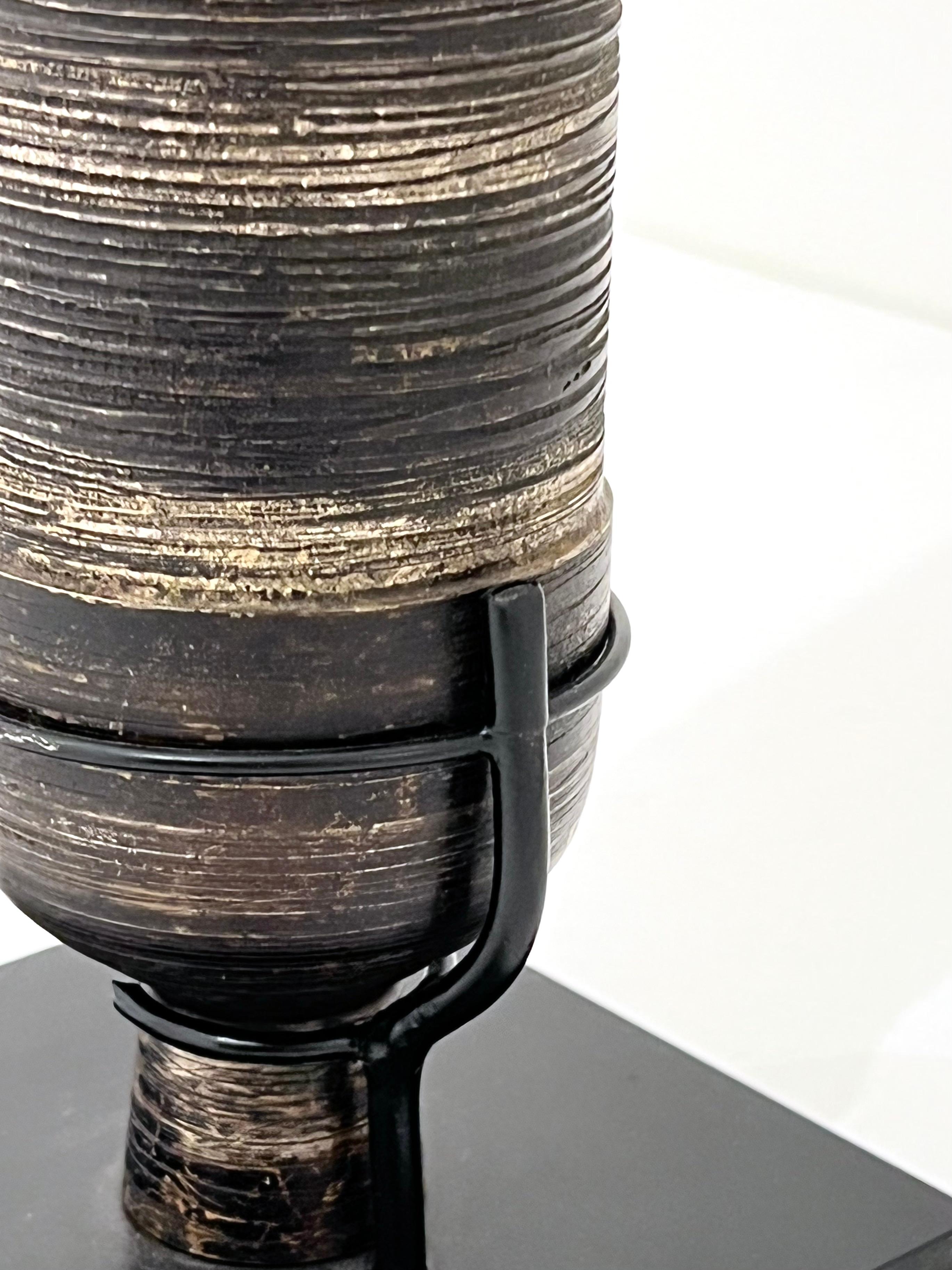 Hand-Spun Bronze Vase by Lorenzo Burchiellaro For Sale 5