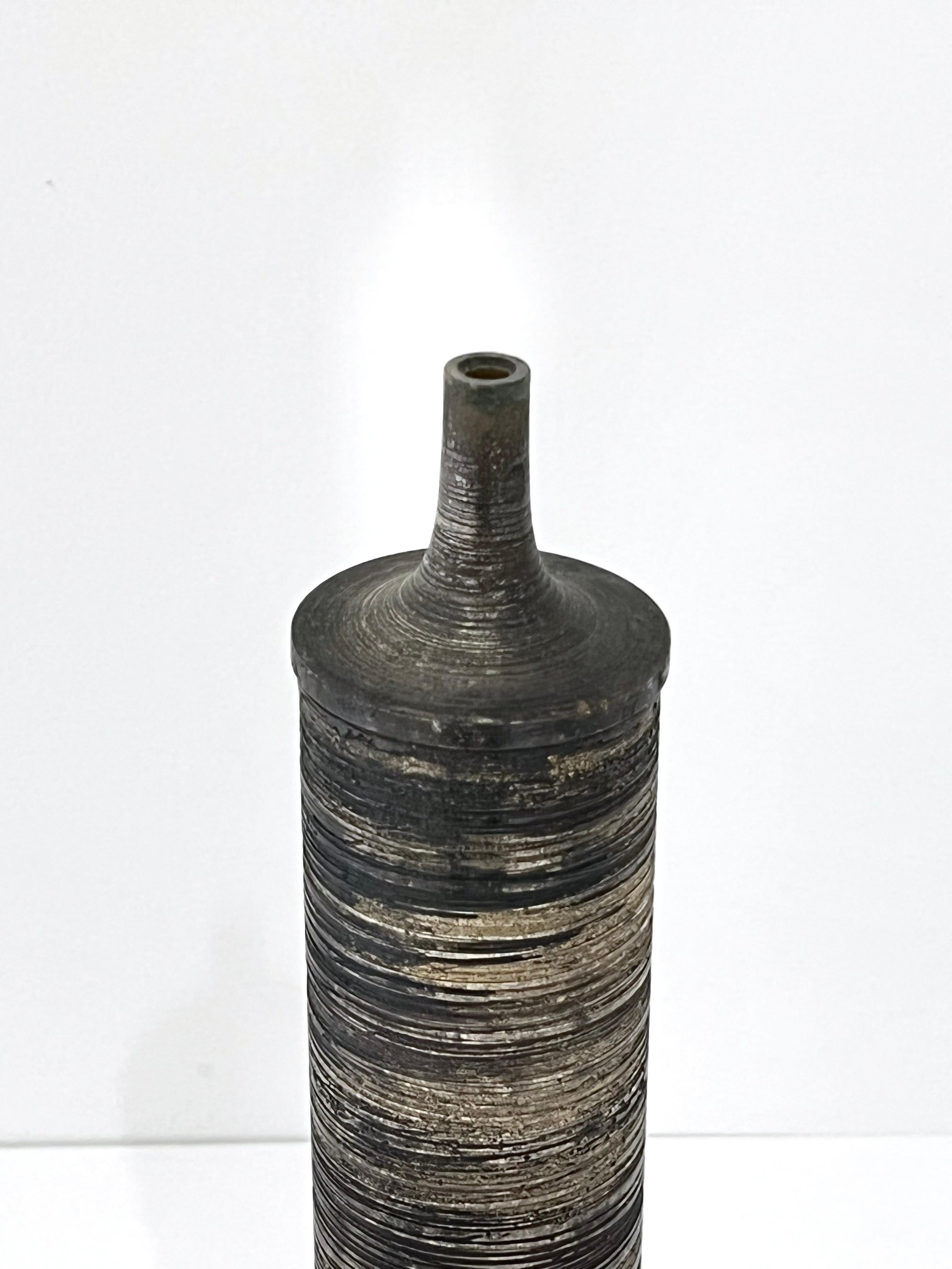 Hand-Spun Bronze Vase by Lorenzo Burchiellaro In Good Condition For Sale In New York, NY