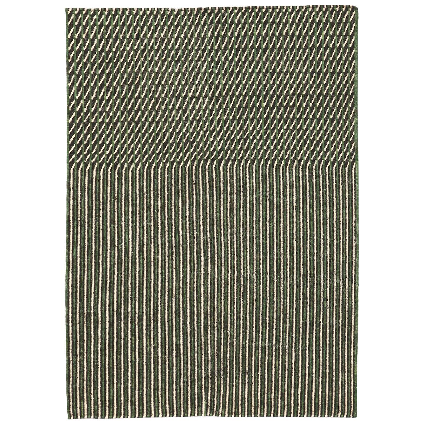 Handgesponnener Nanimarquina Blur Teppich in Grün von Ronan & Erwan Bouroullec, Medium