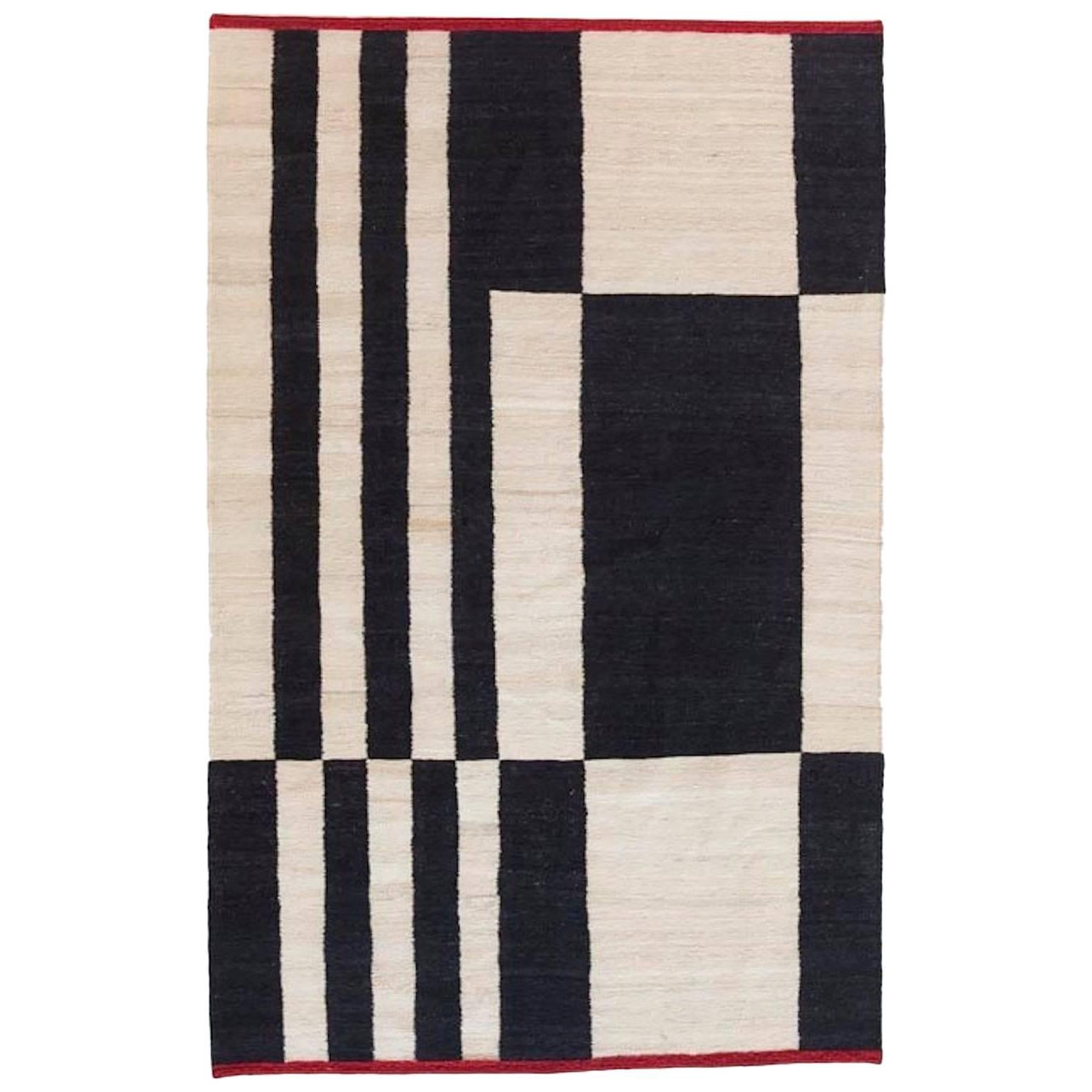 Handgesponnener Nanimarquina Melange Stripes 1 Teppich von Sybilla, Standard im Angebot