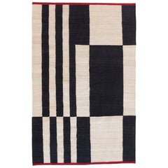 Tapis Melange Stripes 1 filé à la main de Sybilla pour Nanimarquina, Standard