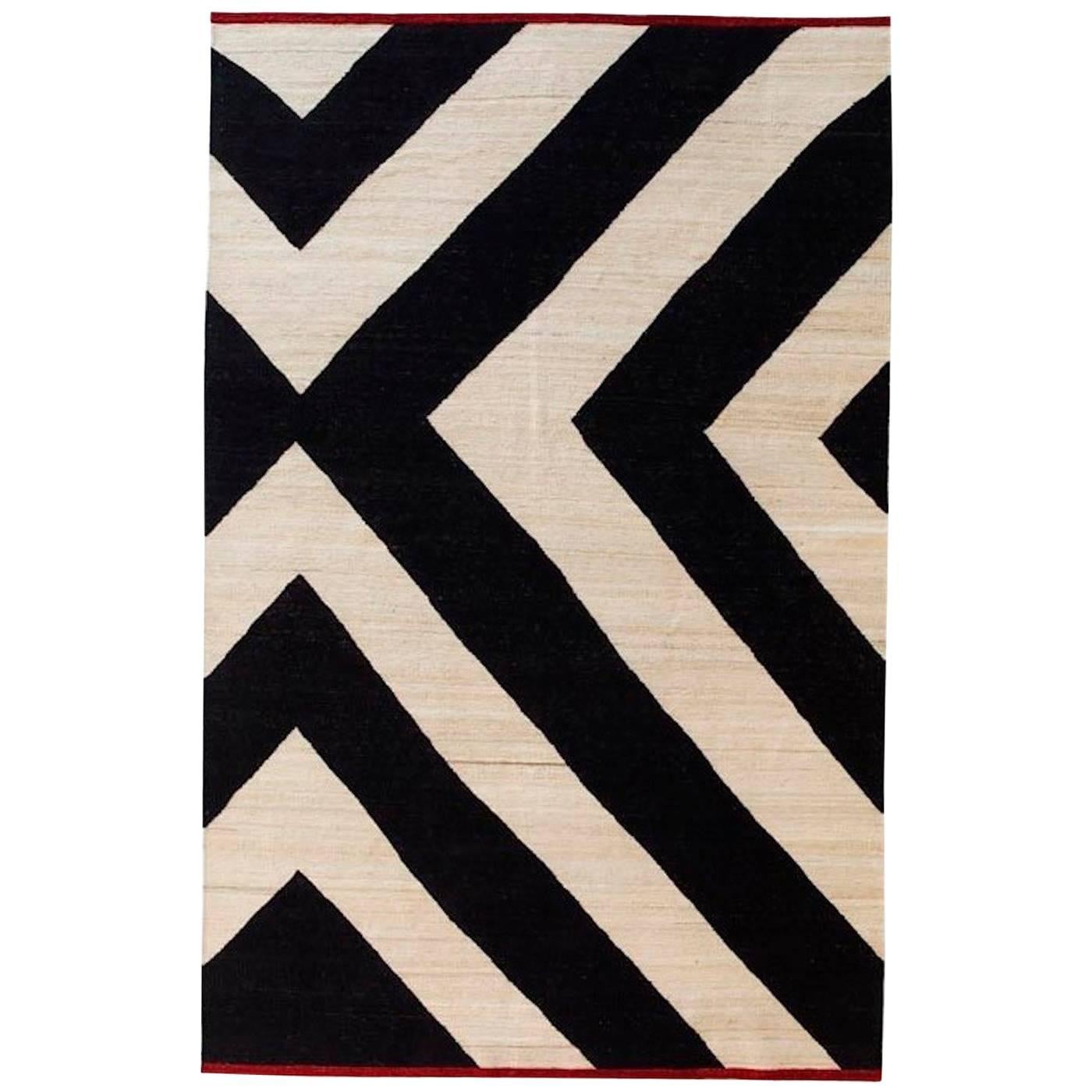 Hand-Spun Nanimarquina Melange Zoom Rug by Sybilla, Small For Sale