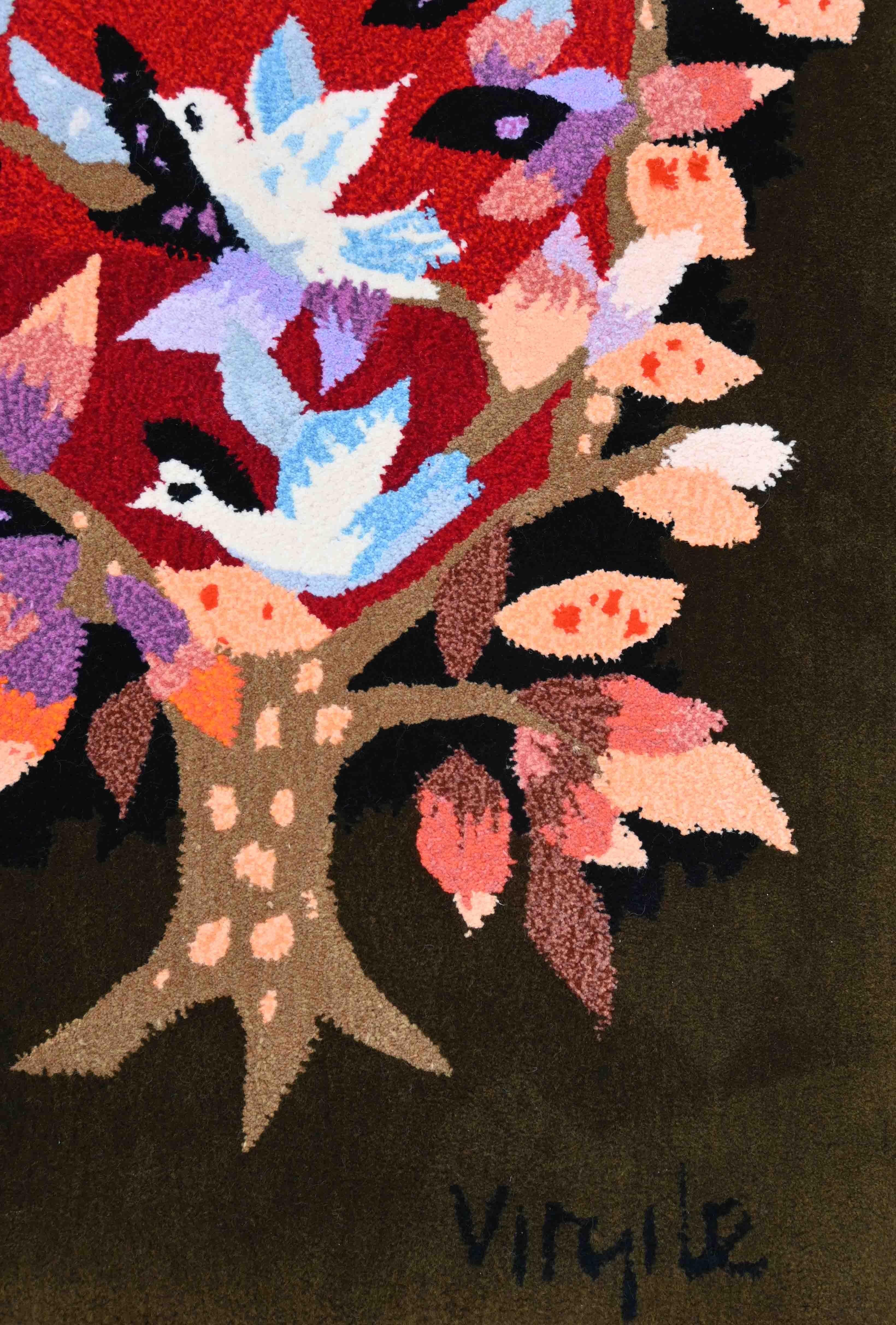 Hand Stitch Tapestry by Robert Fours Aubusson -shepherd by VIRGILE - N° 1606 (Moderne) im Angebot