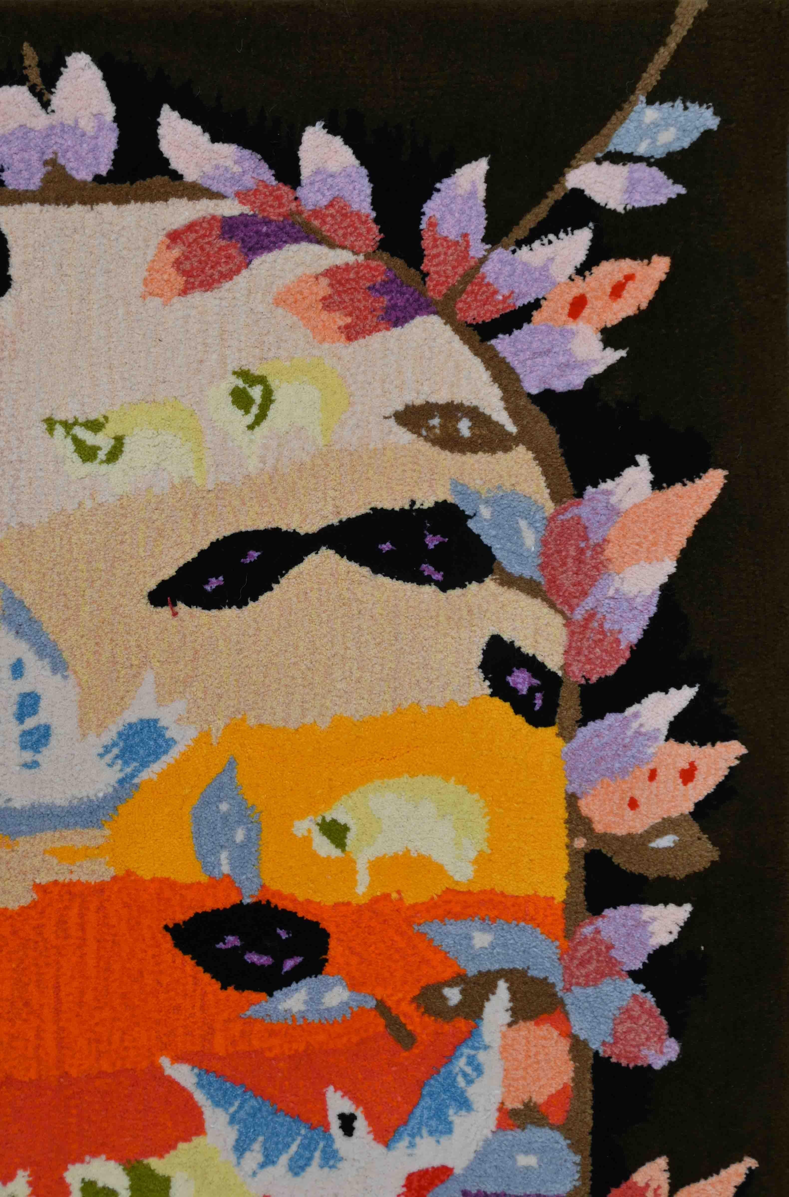 Hand Stitch Tapestry by Robert Fours Aubusson -shepherd by VIRGILE - N° 1606 (Französisch) im Angebot