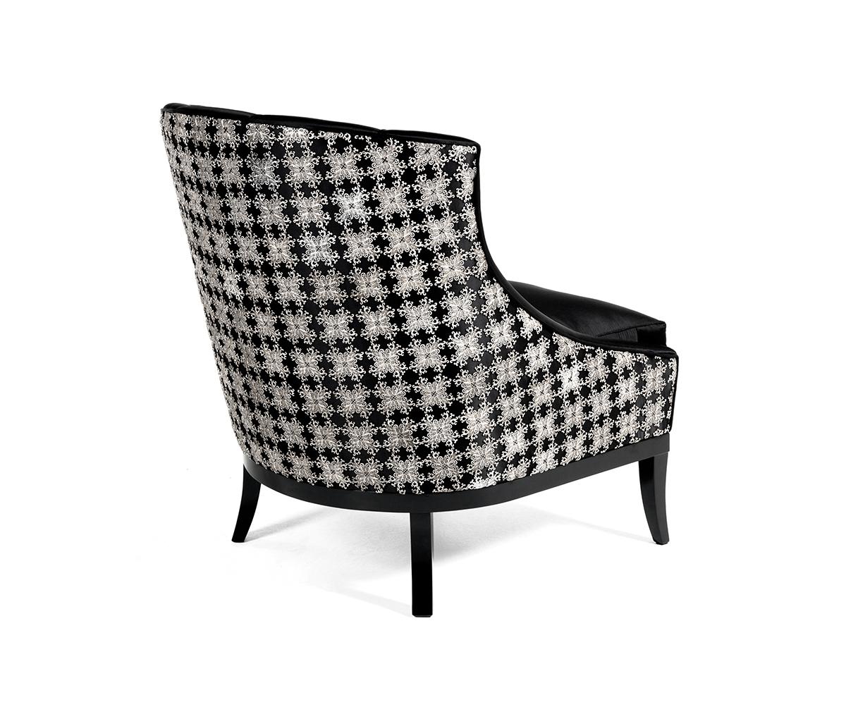 Sillón con Otomana Hecho a Mano En Estilo Clásico Moderno en venta 1