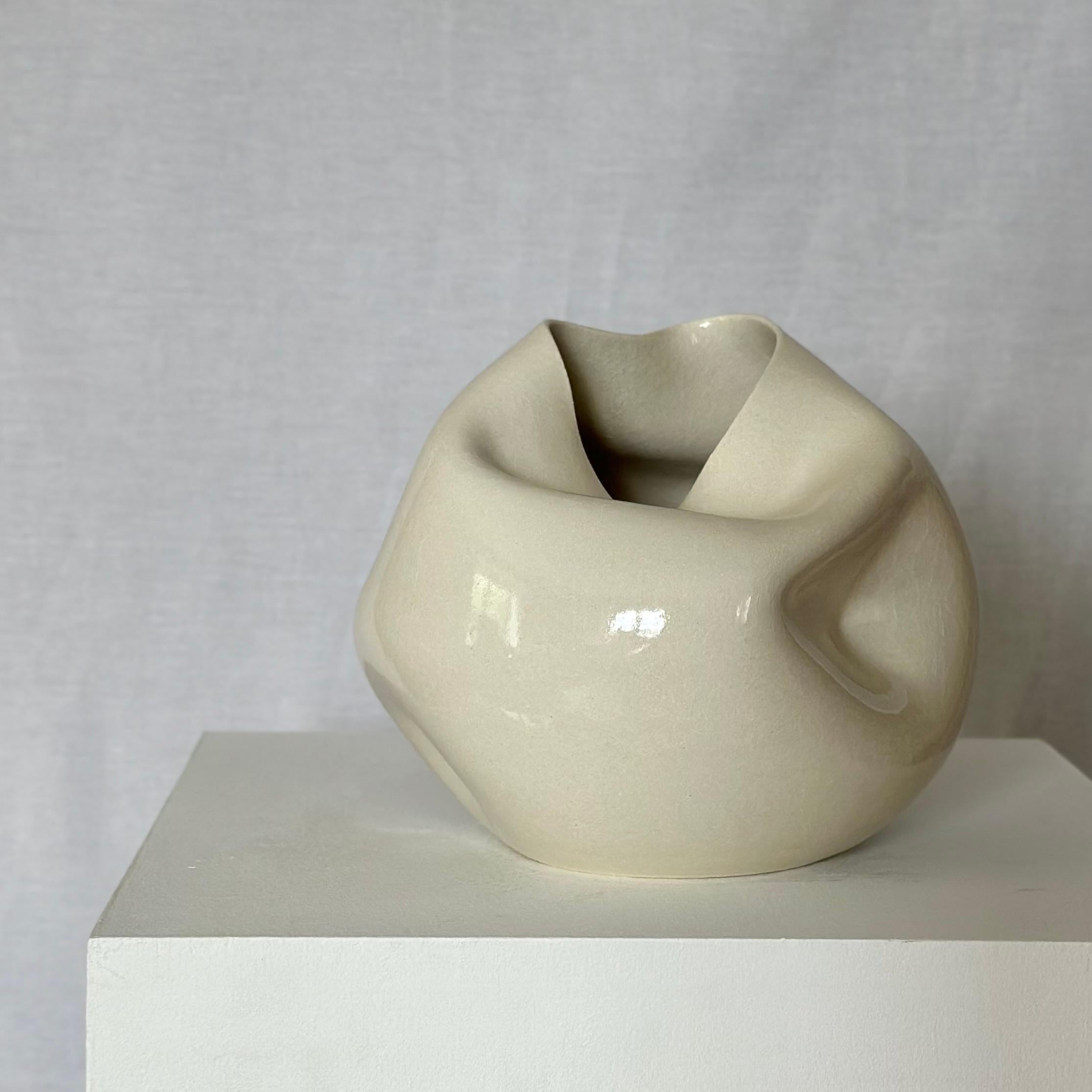 Contemporary Hand thrown art piece by Jossolini For Sale