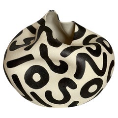 Hand thrown ceramic art piece by Norwegian artist Jossolini