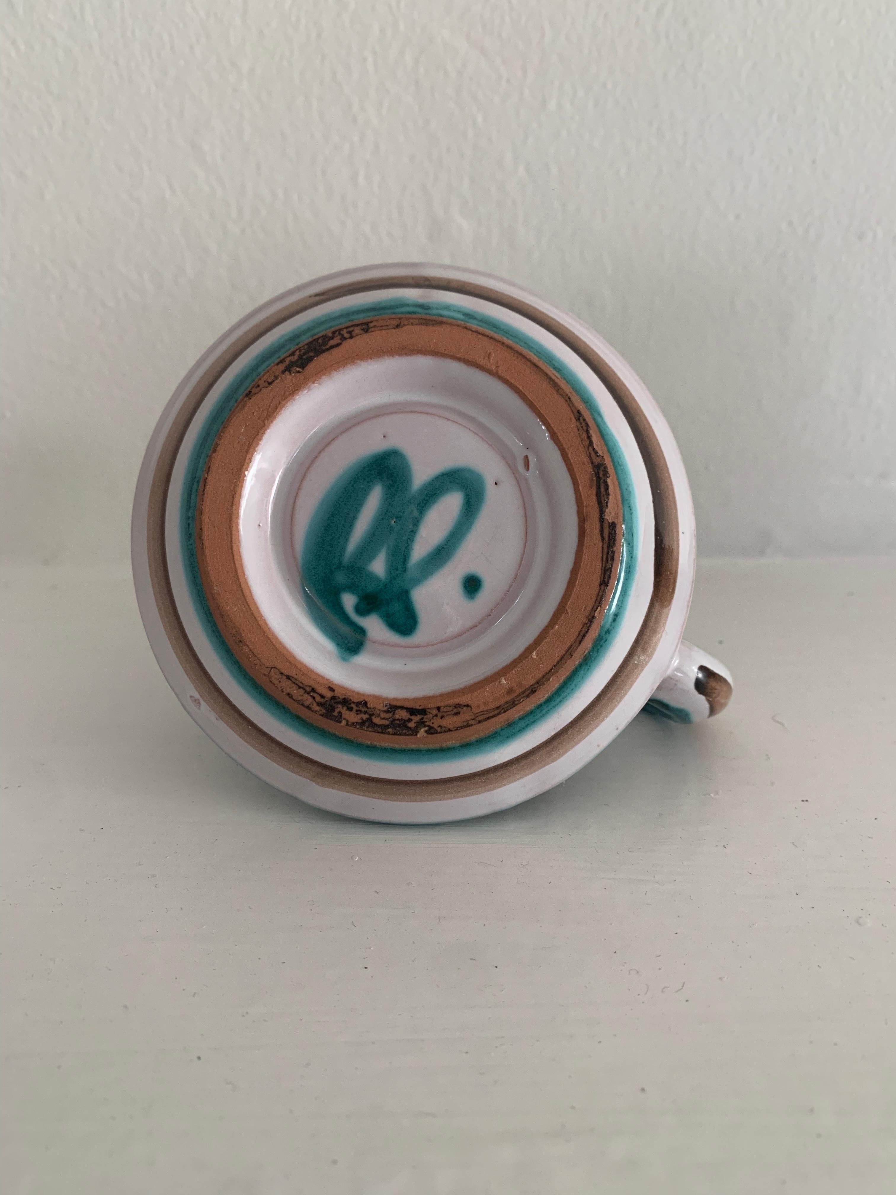 Provincial français Robert Picault (1919-2000) Manche à balai, Vallauris, France, années 1950 en vente