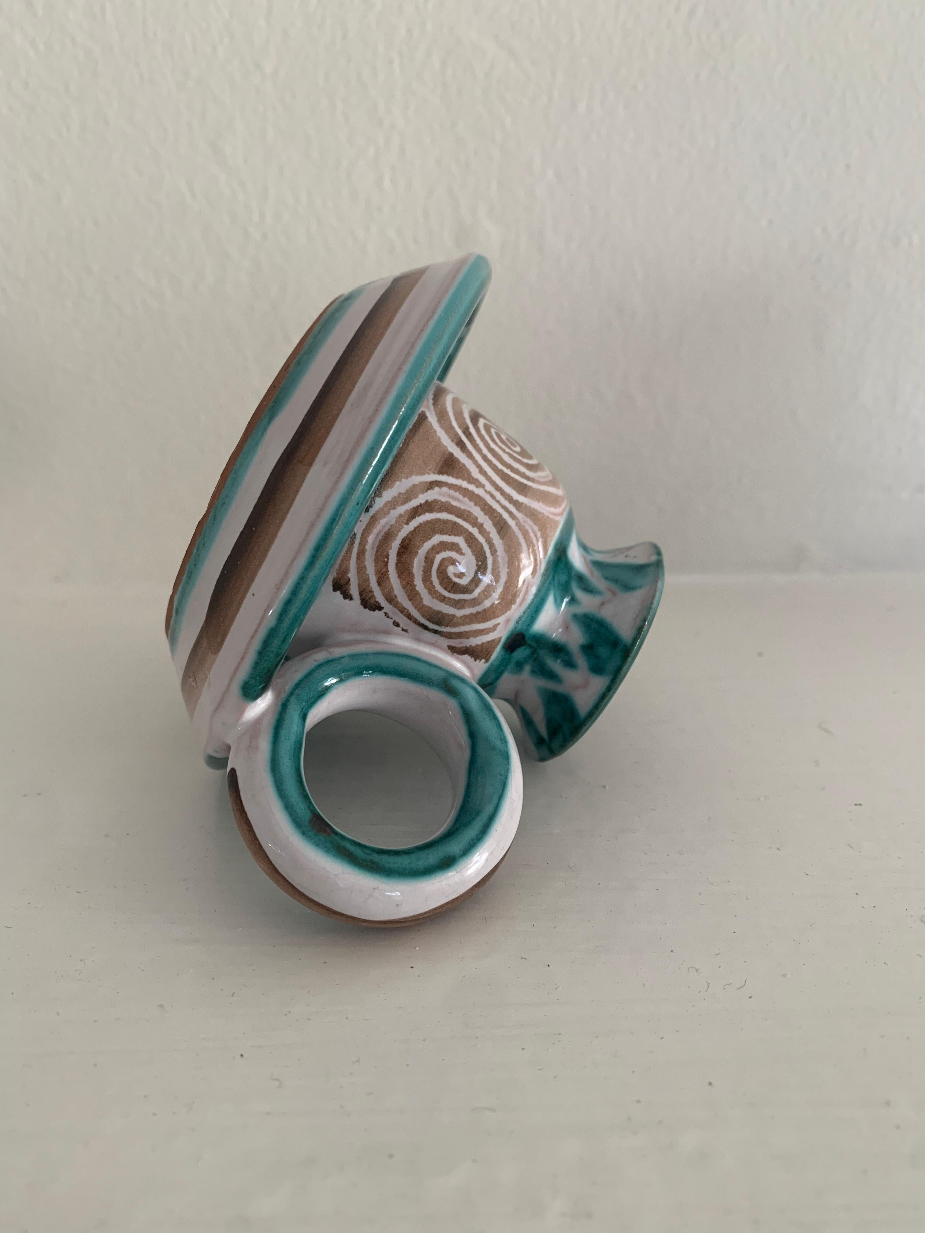 Français Robert Picault (1919-2000) Manche à balai, Vallauris, France, années 1950 en vente