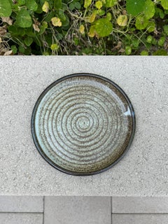 Hand-Thrown Ceramic Charger Plate, 20th Century