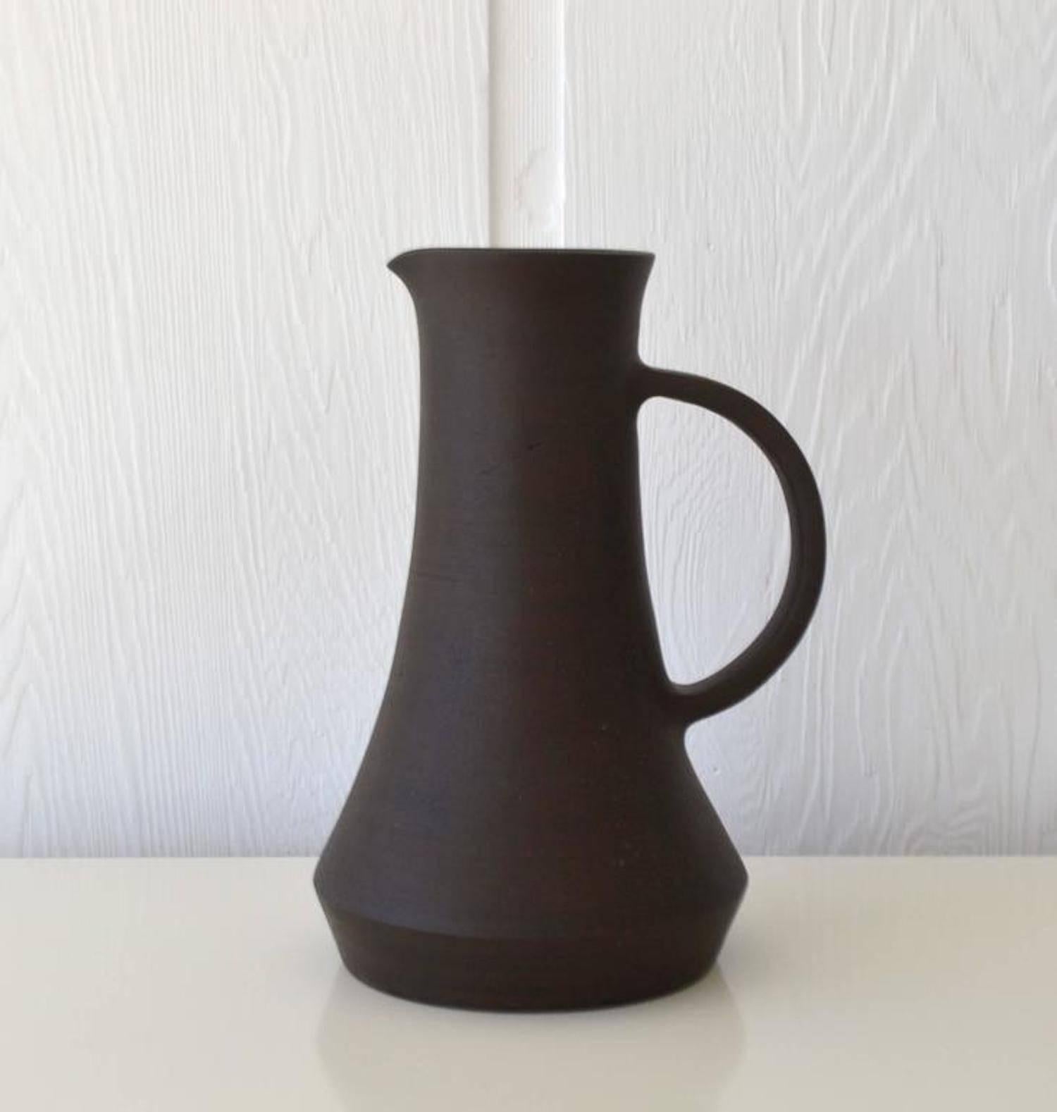 Hand Thrown Ceramic Pitcher For Sale 4