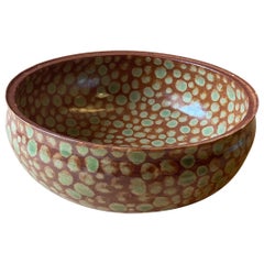 Hand-Thrown Fall Dots Stoneware Soup Bowl
