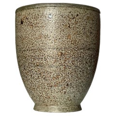 1950s Kähler Danish Speckled Glazed Hand-Thrown Ceramic Vase