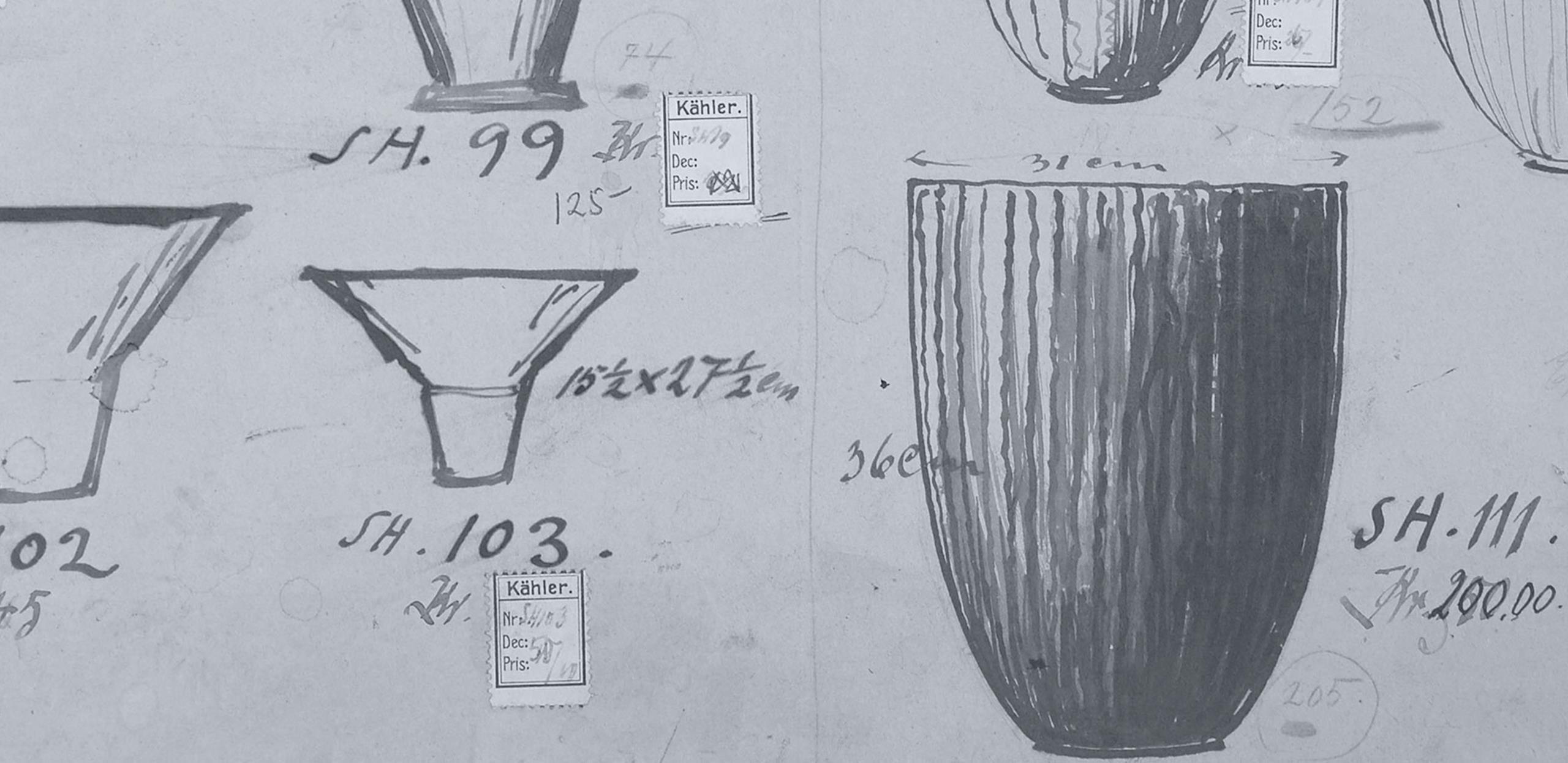 Earthenware Hand-Thrown Large Jar by Svend Hammershøi. 1938