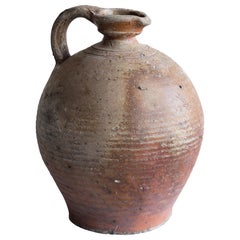 Hand Thrown Oil Pot France, 19th Century