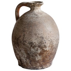 Hand Thrown Oil Pot, France, 19th Century