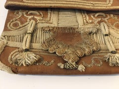 Hand Tooled Leather African Tribal Moroccan Shoulder Bag