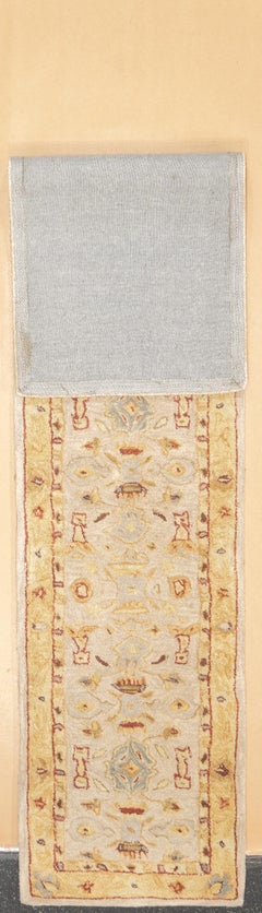 Tapis long en laine tuftée à la main 2'3'' x 9'11''