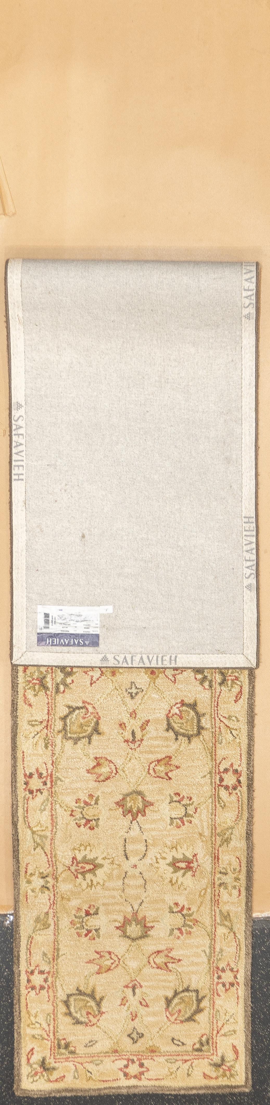 Hand Tuffted Wool Long Rug 2'4'' x 11'11''.