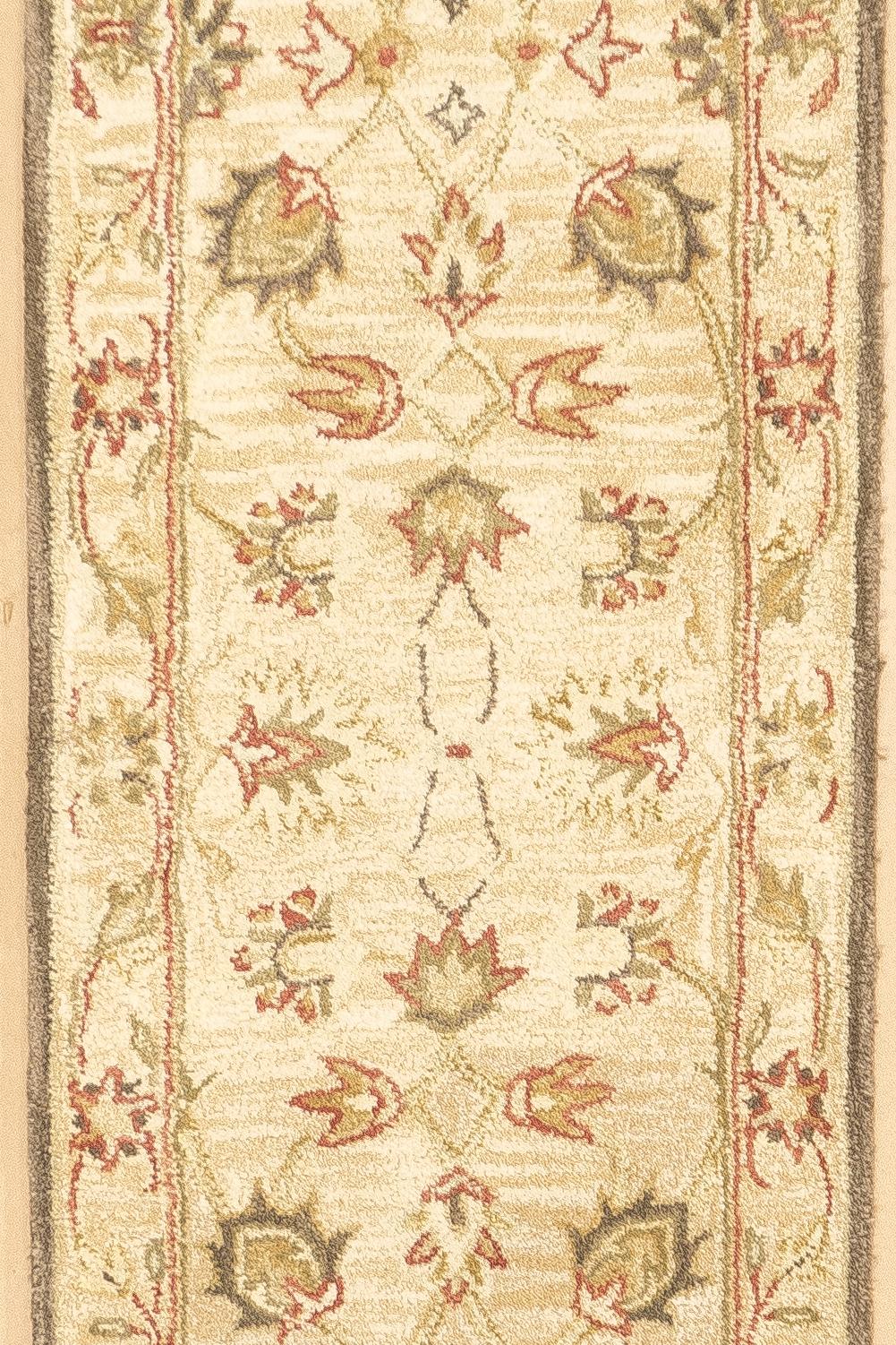 Turkish Hand Tuffted Wool Long Rug 2'4'' x 11'11'' For Sale