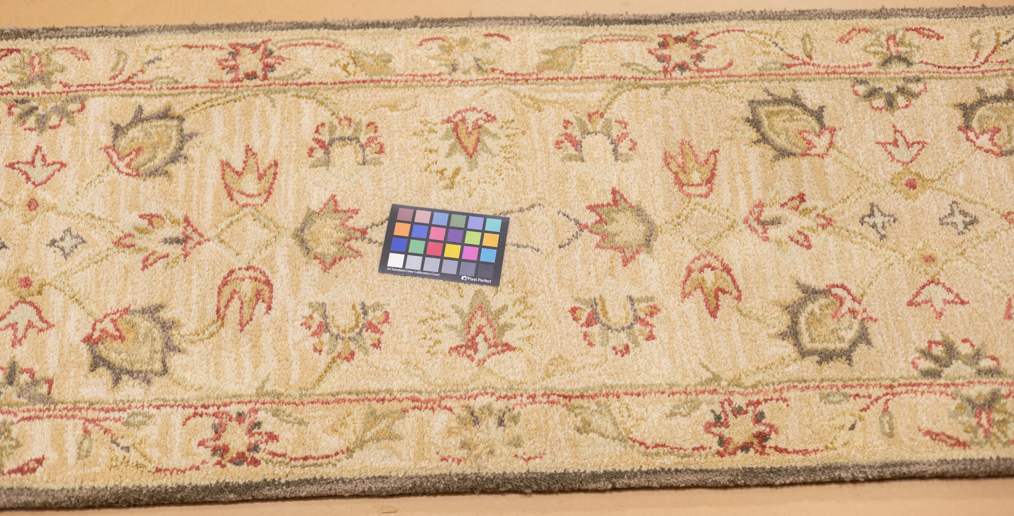 Hand Tuffted Wool Long Rug 2'4'' x 11'11'' For Sale 3