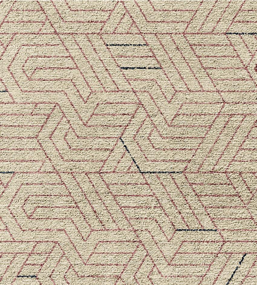 Indian Hand Tufted Hidden Hallways Rug by Spacewarp For Sale