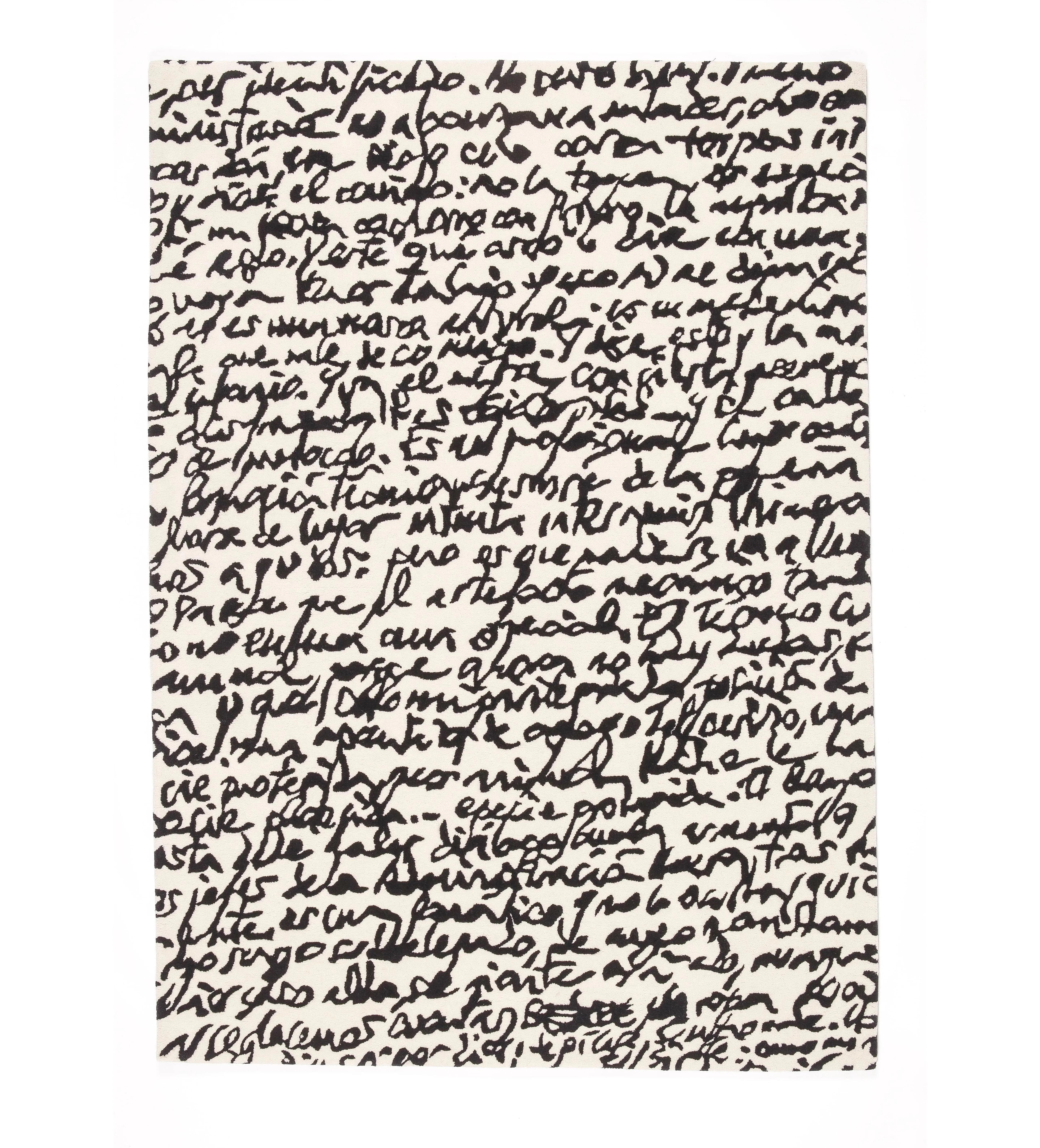 Hand-Tufted 'Manuscrit' Rug by Joaquim Ruiz Millet for Nanimarquina  For Sale 1