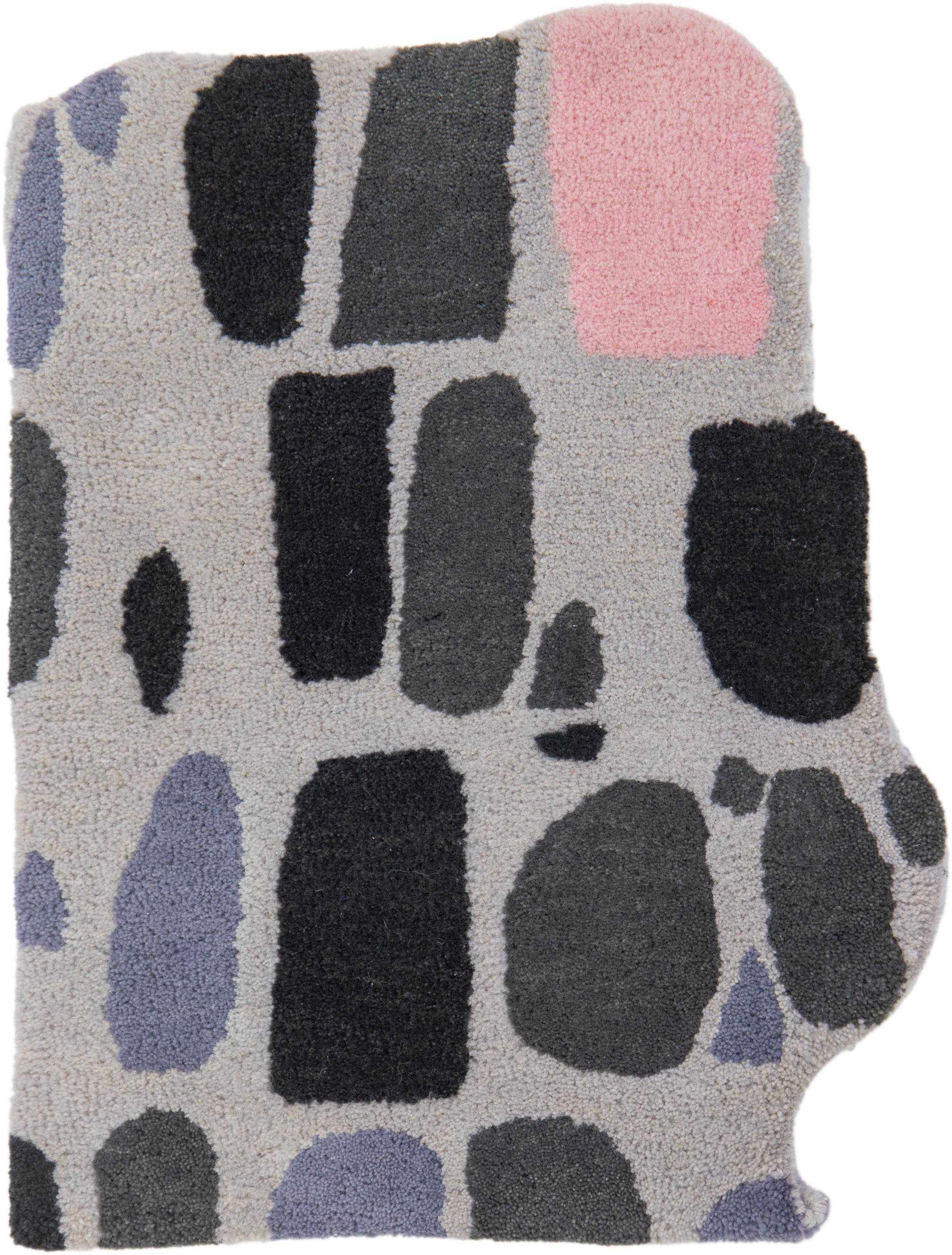 Hand-Tufted Modern Custom Wool Rug with Abstract Pattern By Apadana For Sale 7