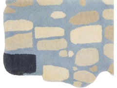 Hand-Tufted Modern Custom Wool Rug with Abstract Pattern By Apadana