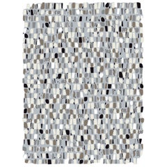 Hand-Tufted Modern Custom Wool Rug with Abstract Pattern By Apadana
