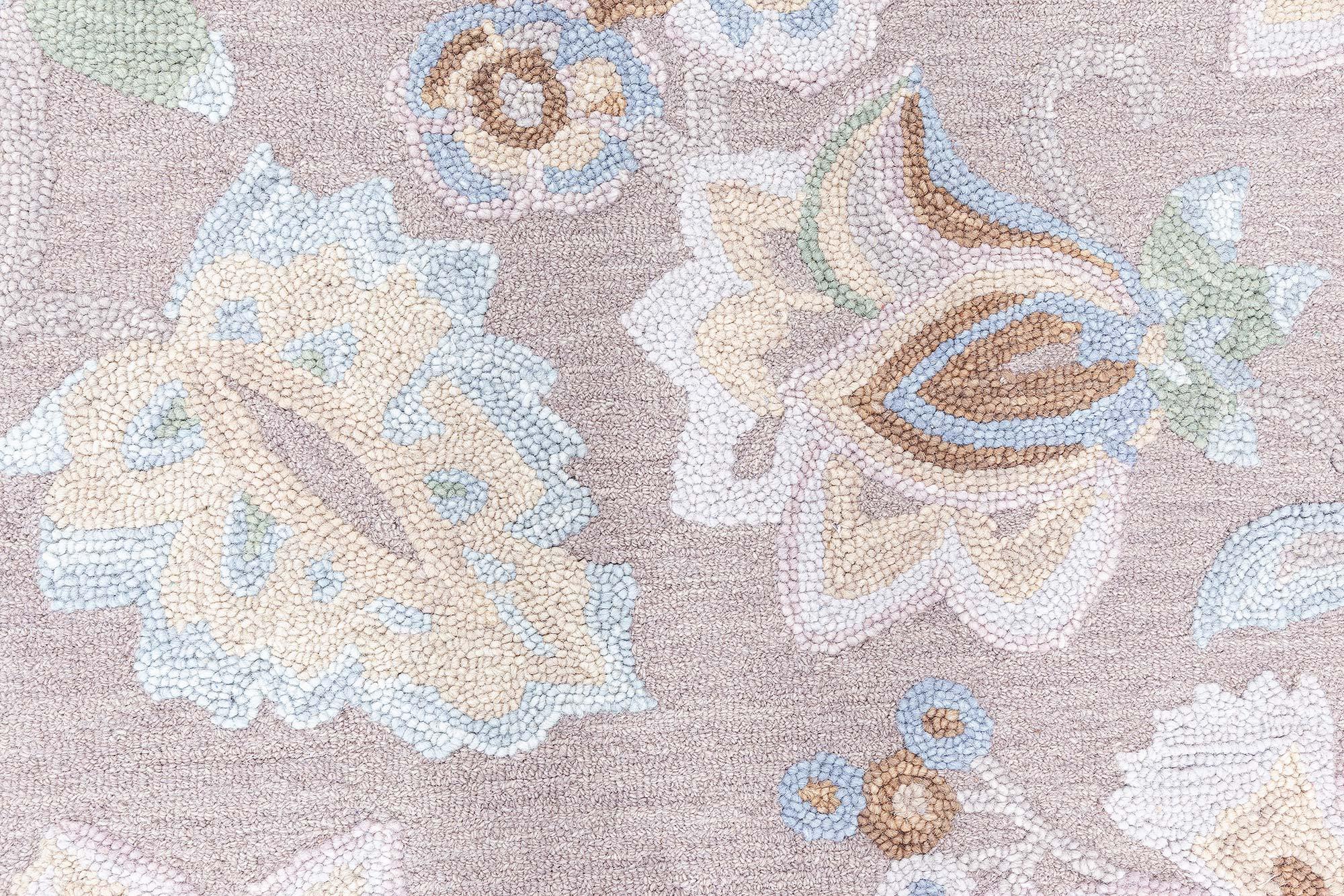 Alfombra de inspiración tradicional moderna tejida a mano por Doris Leslie Blau Lana en venta