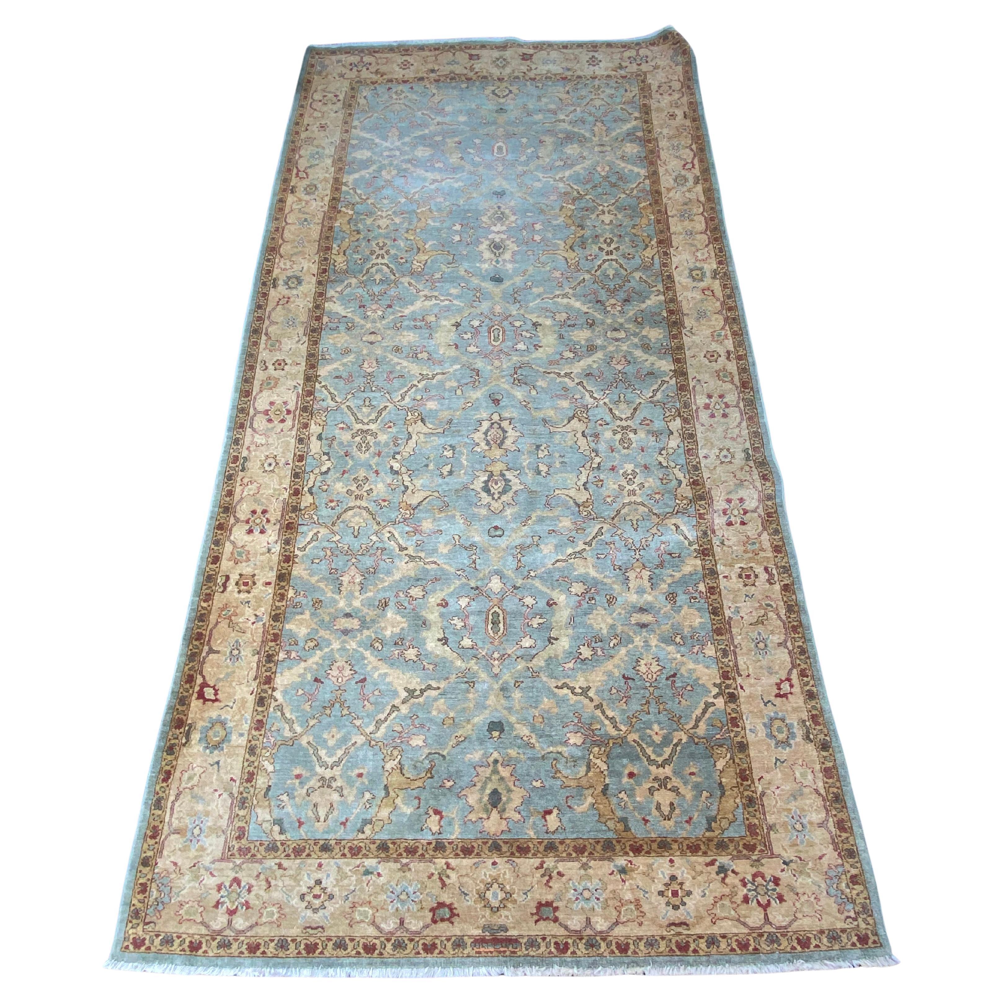 Hand Tufted Sultanabad Wool Area Rug  For Sale