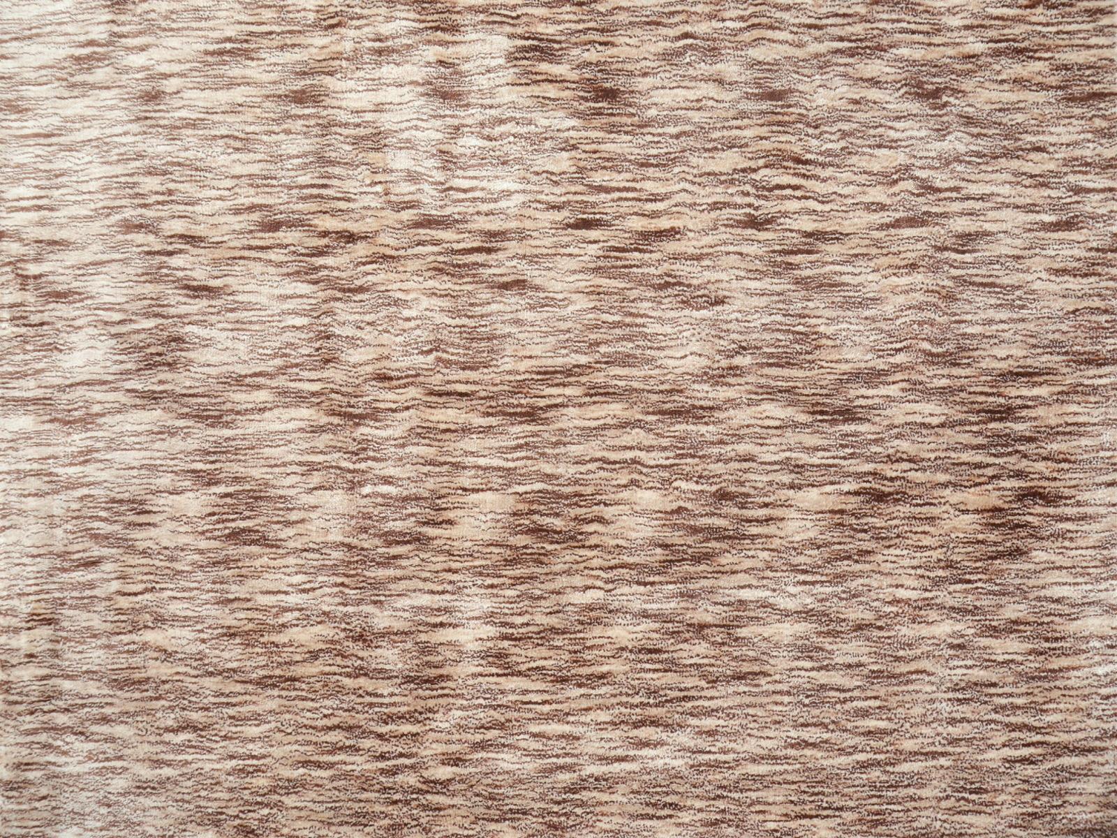 Modern Hand Tufted Tiger Rug in Beige, Brown, Cinnamon 6 x 4 ft