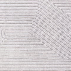 Hand Tufted Uneven Grey Rug by Hatsu