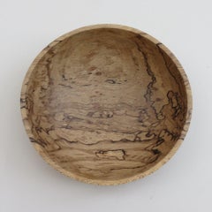 Hand Turned Decorative London Plane Lacewood Bowl 1990s P Hannaby