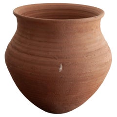 Hand gedreht Erde Tone Terrakotta Große Vase Topf