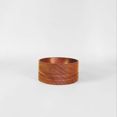 Cuenco de madera torneada a mano de Alta Pampa, Argentina