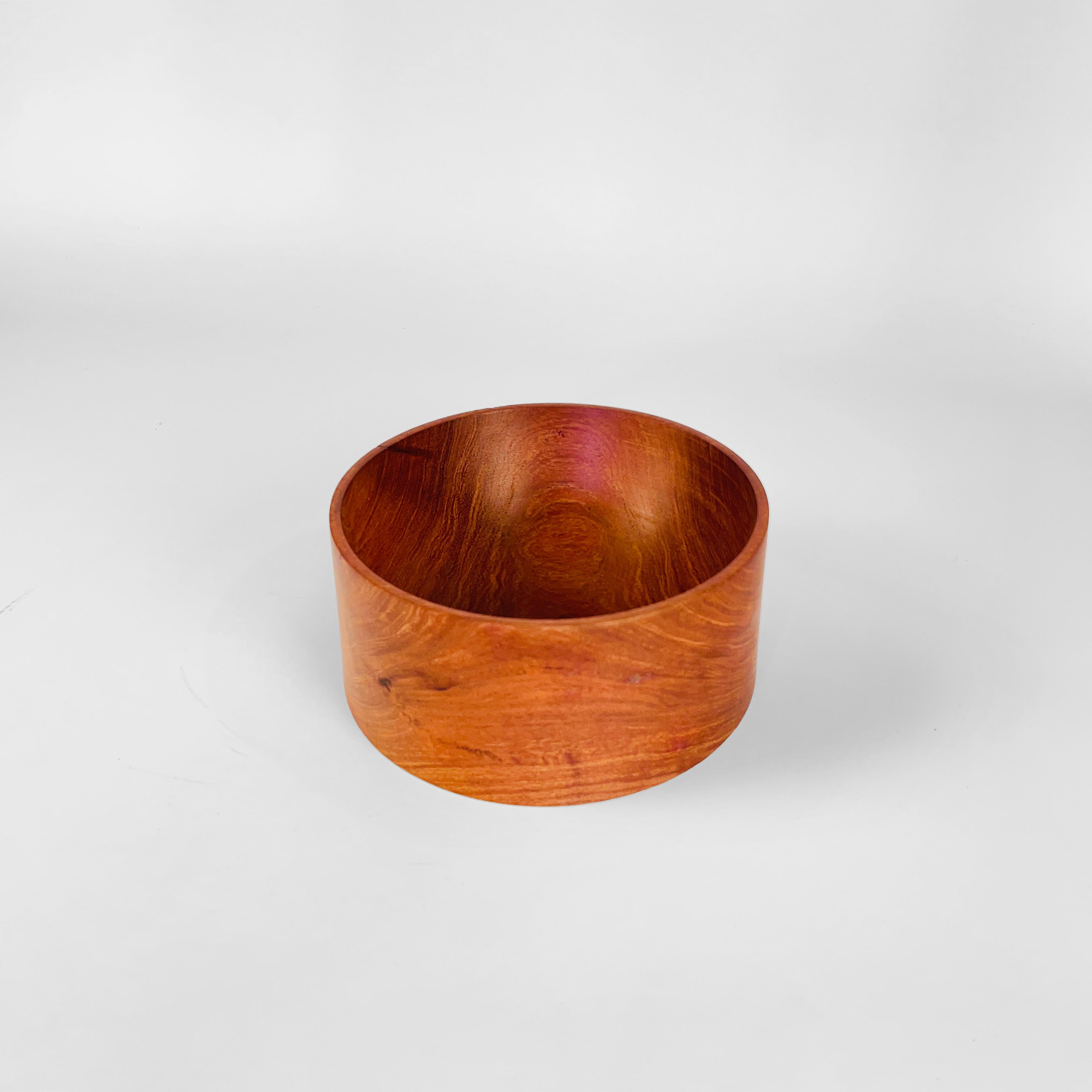 Hand Turned Wooden Bowl by Alta Pampa, Argentina In Good Condition For Sale In Philadelphia, PA