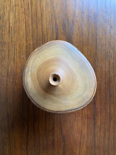 Hand Turned Wooden Bud Vase