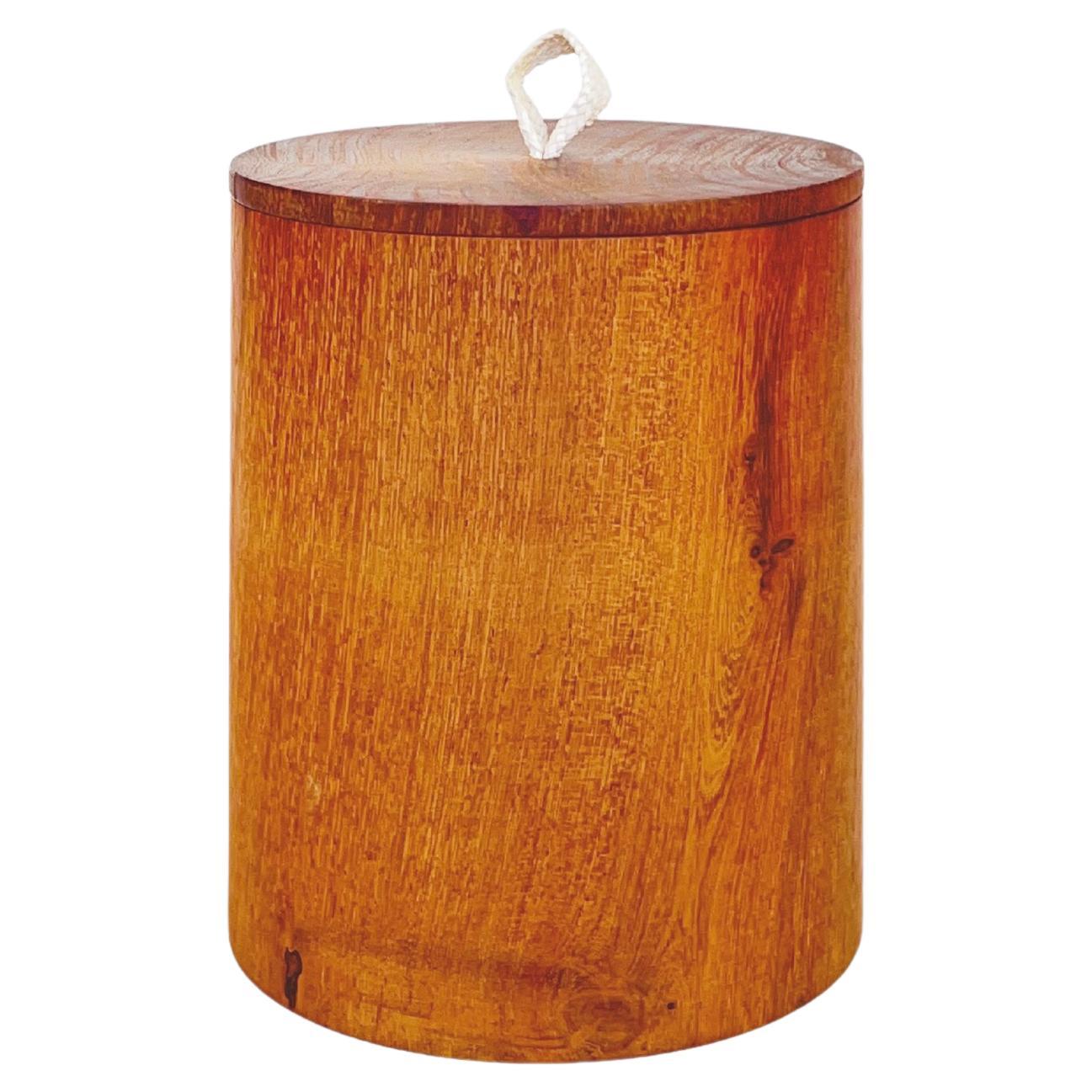 Hand Turned Wooden Canister by Alta Pampa, Argentina For Sale