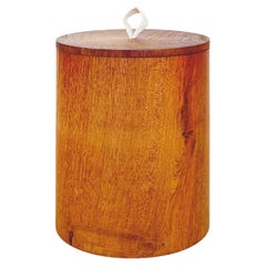 Used Hand Turned Wooden Canister by Alta Pampa, Argentina