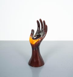 Hand Vase Ceramics by Vallauris, circa 1960