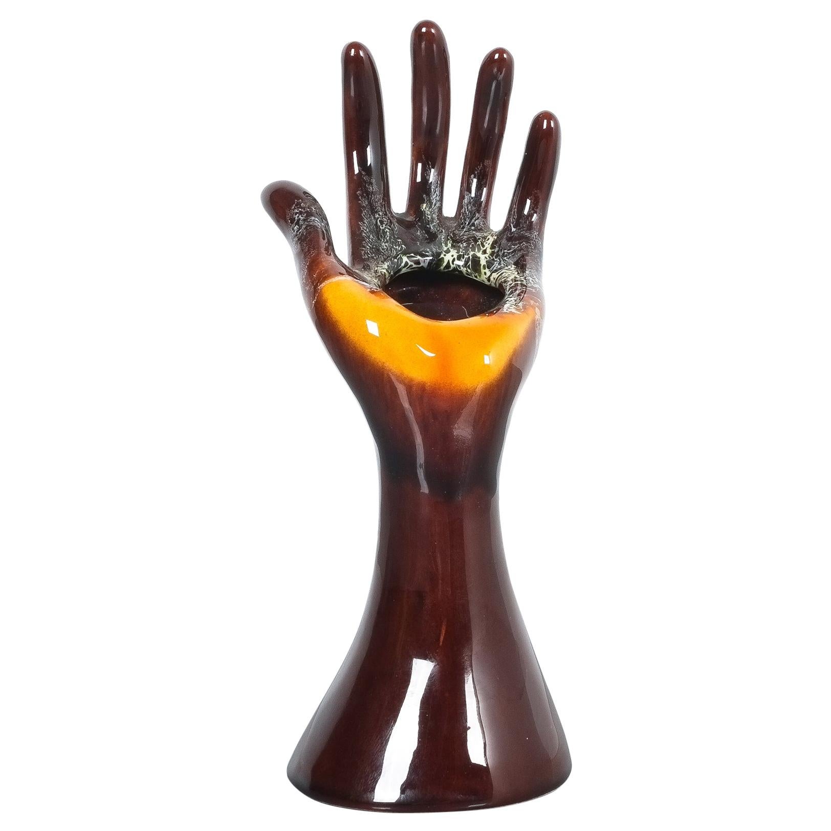 Vase à main Céramique de Vallauris:: vers 1960