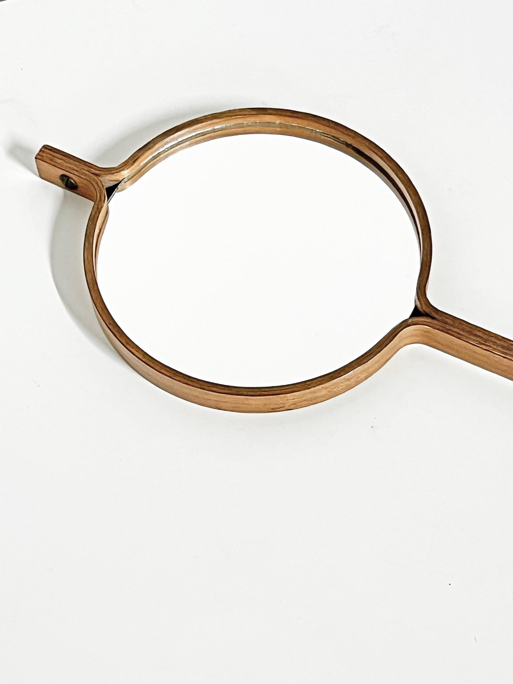Danish Hand/Wall Mirror in Teak by Bech & Starup Denmark -1960s For Sale