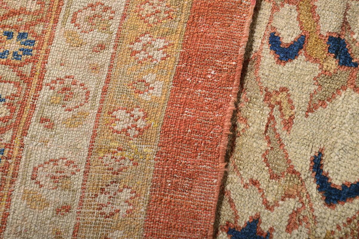 Hand-Knotted Handwoven 19th Century Antique Persian Sultanabad Rug For Sale
