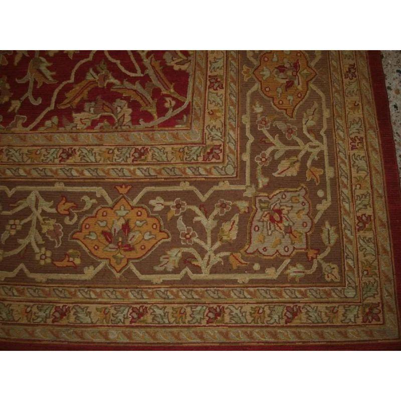 Contemporary Hand Woven Afghan Soumak Carpet with a Traditional All Over Design For Sale