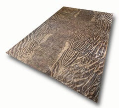 Hand Woven Alexander McQueen, "Feathers", Silk Large Area Rug