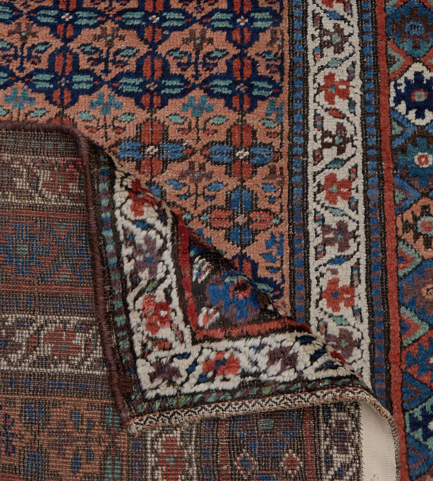 Hand-Woven Antique Persian Kurdish Runner For Sale 2