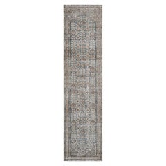 Tapis persan authentique Malayer tissé à la main en laine antique