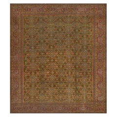 Tappeto persiano Sultanabad Rugs tessuto a mano con motivi Herati autentici e antichi.